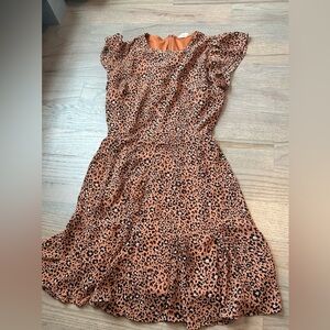 Altered state leopard print dress xs